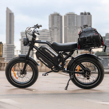 HappyRun G70 (G70 Pro) Long Distance Dual Battery Electric Fat Tire Cargo Bike (SAK81369)