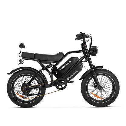 HappyRun G70 (G70 Pro) Long Distance Dual Battery Electric Fat Tire Cargo Bike (SAK81369)