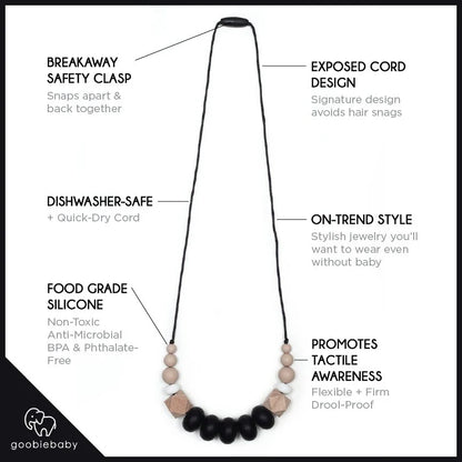 Harper Teething Necklace -4 Colors!