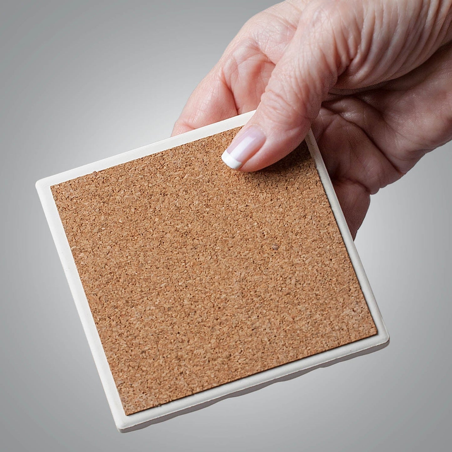 Hawaiian Pineapple -  Stone Coaster Set in Wood Holder