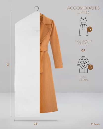 Long Organic Cotton Hanging Bag