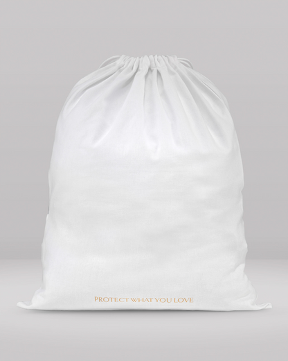 3 Medium Organic Cotton Dust Bags