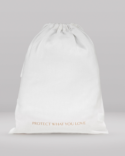 3 Small Organic Cotton Dust Bags