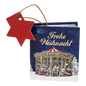 Popup Mini Book German Ornament - Frohe Weihnacht Carousel