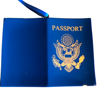 Passport Ornament