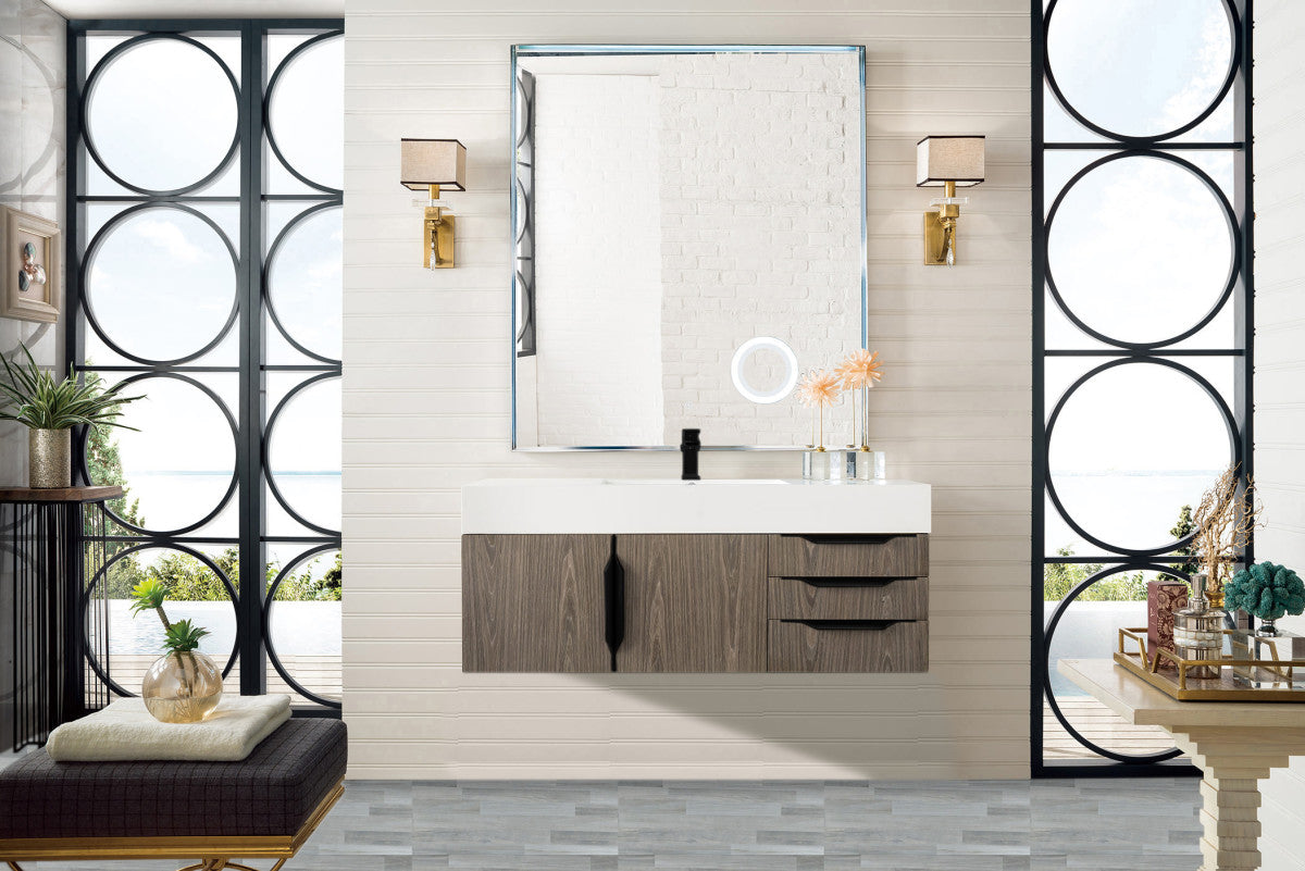 Columbia 48" Single Wall Mount Vanity Cabinet