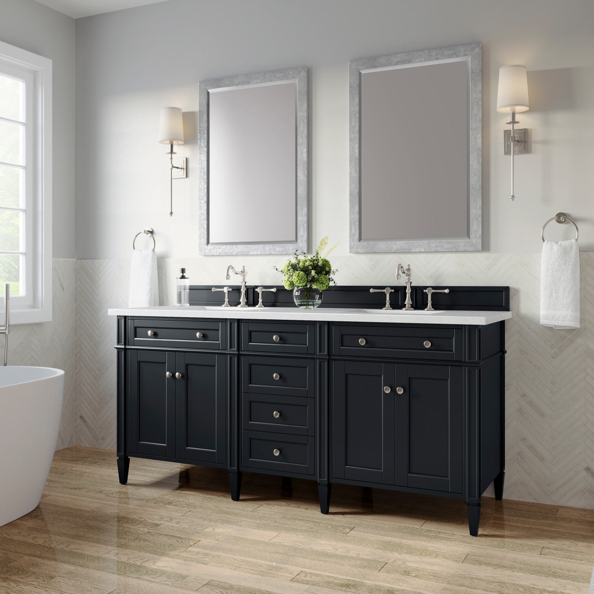 Brittany 72" Double Vanity Cabinet