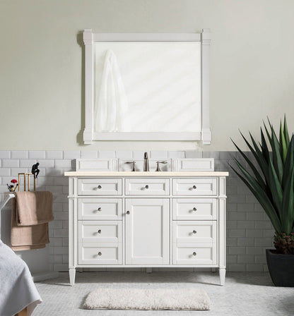 Brittany 48" Single Vanity in Bright White