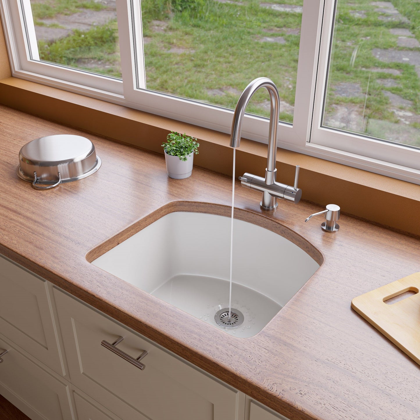 ALFI brand AB5004 Stainless Steel Modern Soap Dispenser