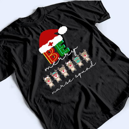 Health Reindeer Squad - Personalized Custom T Shirt - Birthday, Loving, Funny Gift for Nurse, CNA, Healthcare, Registered RN
