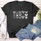 Heart Doodles, Super Soft Tshirt, Valentine's Day