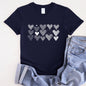 Heart Doodles, Super Soft Tshirt, Valentine's Day