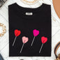 Valentine's Candy, Lollipop, Sweet Heart, Comfort Colors Tshirt, Valentine's Day