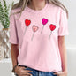 Valentine's Candy, Lollipop, Sweet Heart, Comfort Colors Tshirt, Valentine's Day