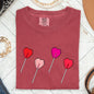 Valentine's Candy, Lollipop, Sweet Heart, Comfort Colors Tshirt, Valentine's Day