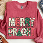 Merry And Bright, Trend, Gorgeous Christmas Sweatshirt