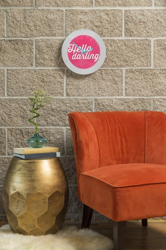 HELLO DARLING WALL CLOCK