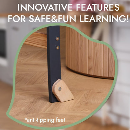 Helper Tower: A Multi-functional Foldable Step Stool for Kids