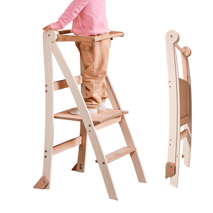 Helper Tower: A Multi-functional Foldable Step Stool for Kids