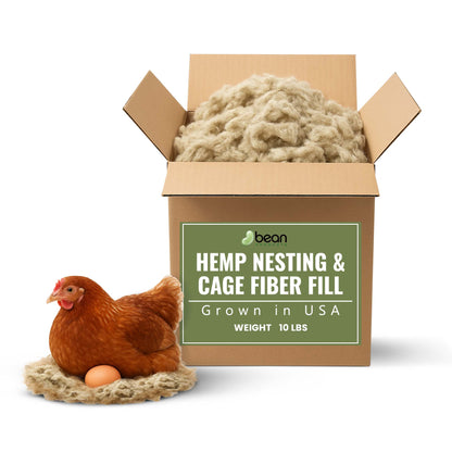 HempStuff Hemp Fiber Fill Pillow Stuffing and Chicken Nesting Fiber