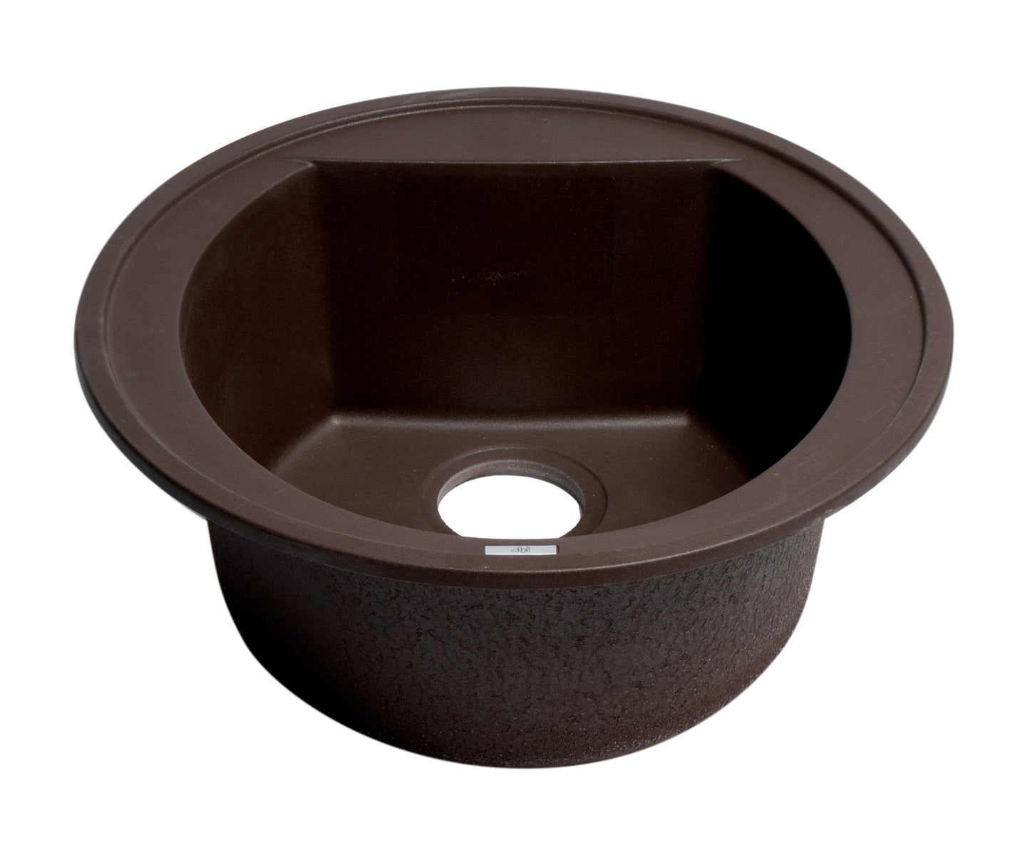 ALFI brand AB2020DI 20" Drop-In Round Granite Composite Kitchen Prep Sink