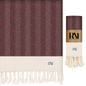 Herringbone Turkish Peshtemal Beach Bath Gym Yoga Towel 36” x 71”