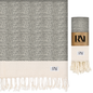 Herringbone Turkish Peshtemal Beach Bath Gym Yoga Towel 36” x 71”