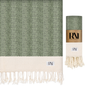 Herringbone Turkish Peshtemal Beach Bath Gym Yoga Towel 36” x 71”