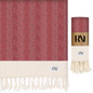 Herringbone Turkish Peshtemal Beach Bath Gym Yoga Towel 36” x 71”