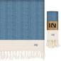 Herringbone Turkish Peshtemal Beach Bath Gym Yoga Towel 36” x 71”