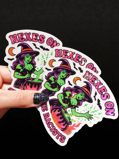 Hexes On The Racist Halloween Sticker