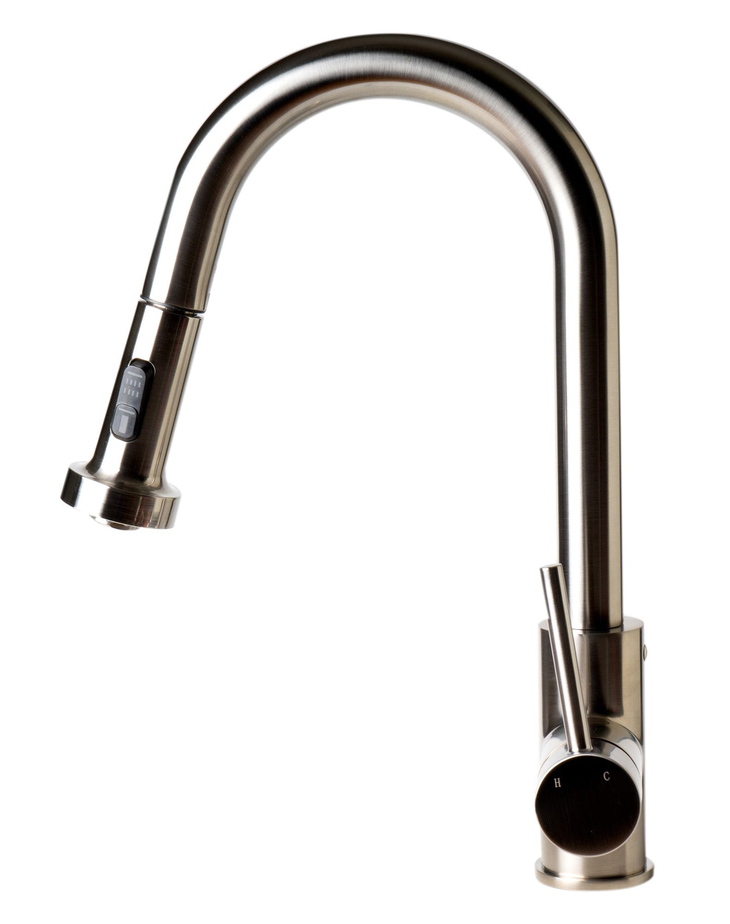 ALFI brand ABKF3262 Sensor Gooseneck Pull Down Kitchen Faucet