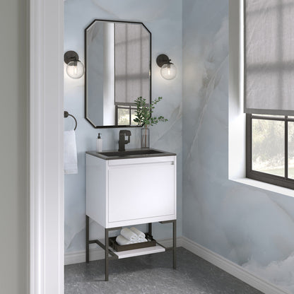 Mantova 23.6" Single Vanity Cabinet