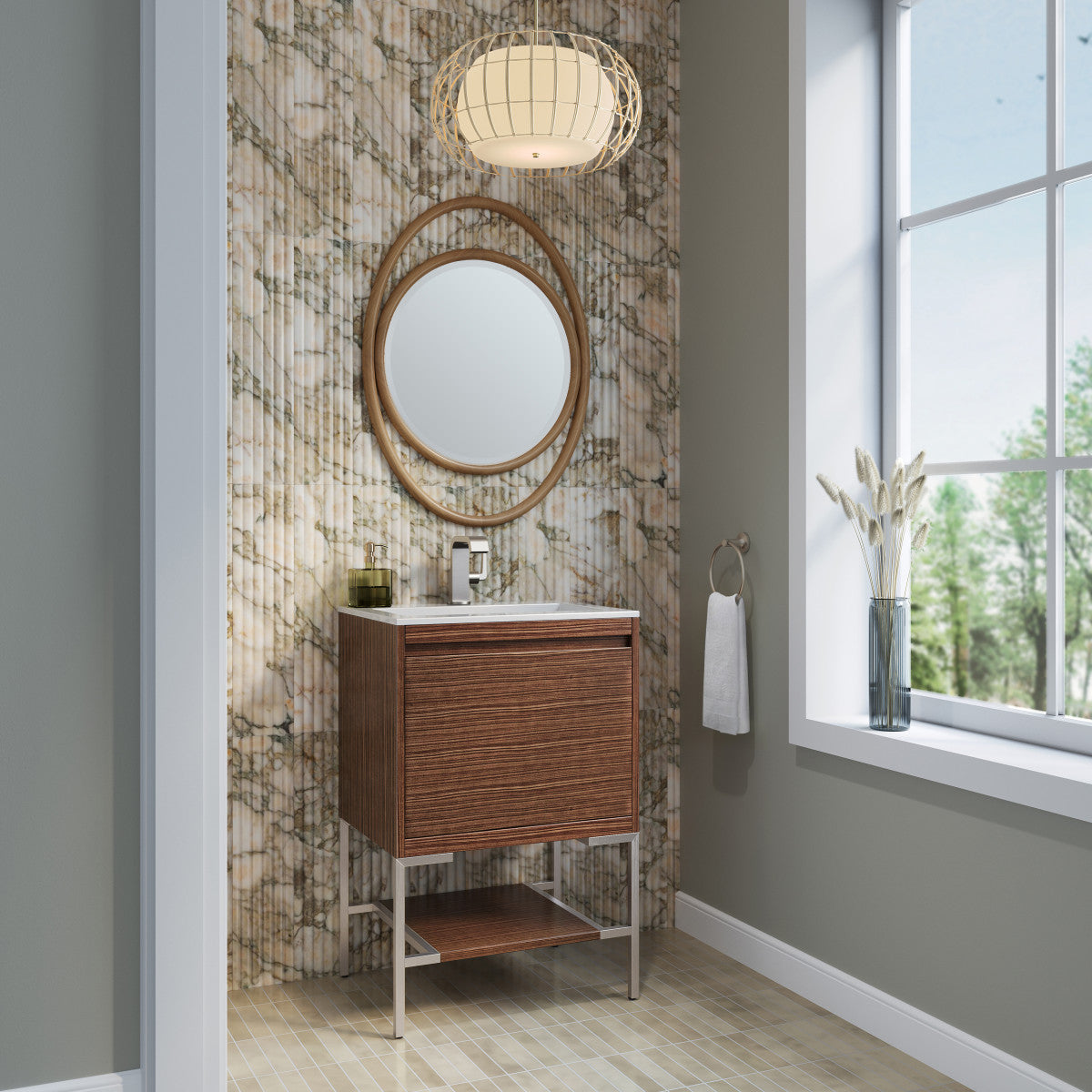 Mantova 23.6" Single Vanity Cabinet