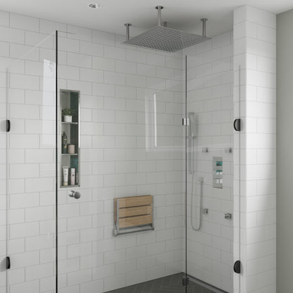 ALFI brand  ABLD36B-PSS 36" Modern Polished Stainless Steel Linear Shower Drain with Solid Cover