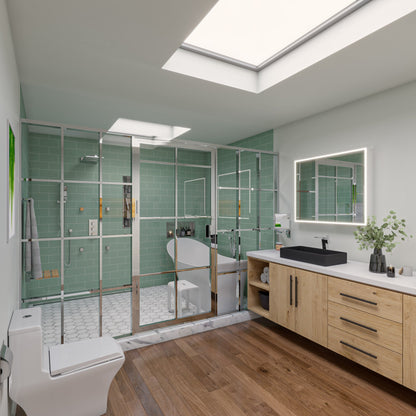 ALFI brand ABTP77 Recessed Toilet Paper Holder with Cover