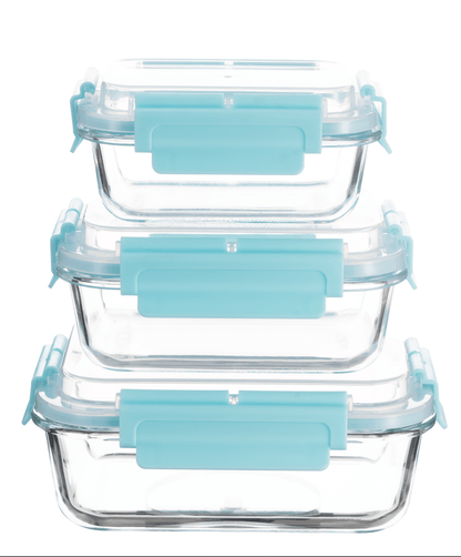 High Top Lid Rectangle Containers
