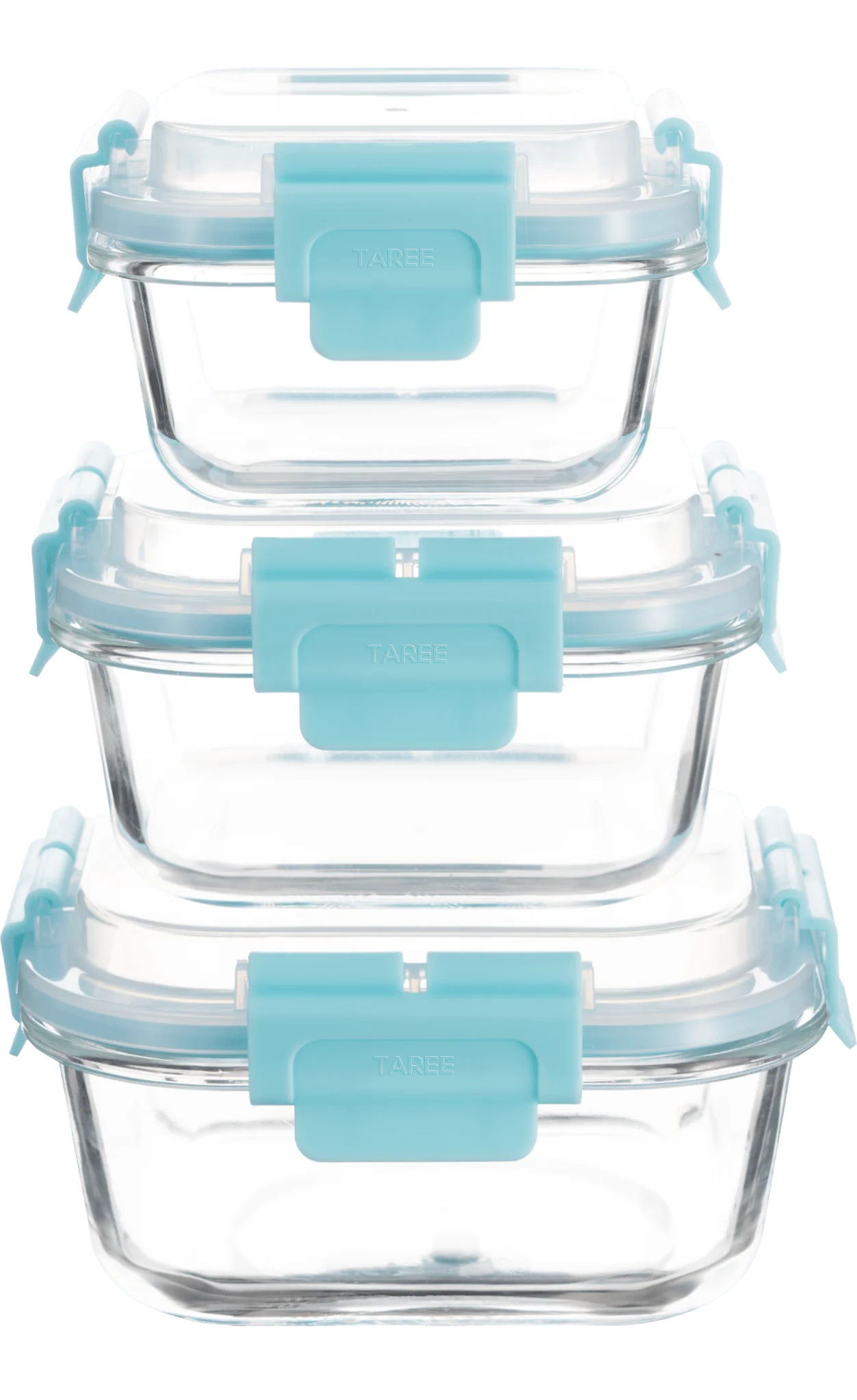 High Top Lid Square Containers