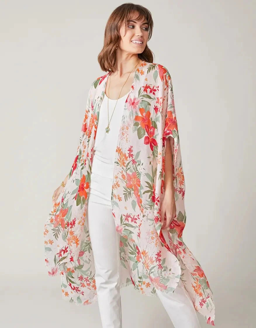High Low Kimono - Alljoy Landing Sand