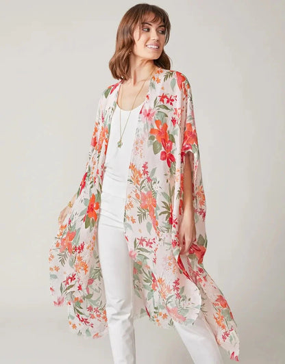High Low Kimono - Alljoy Landing Sand