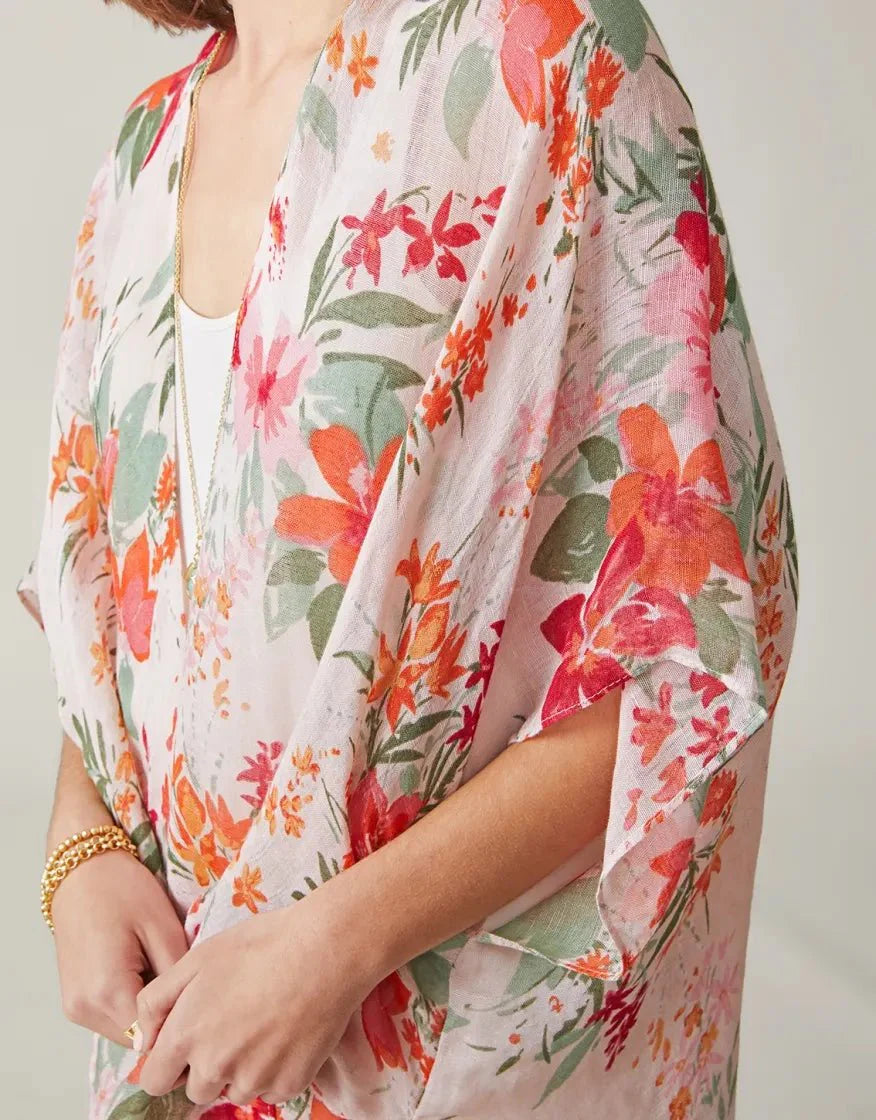 High Low Kimono - Alljoy Landing Sand