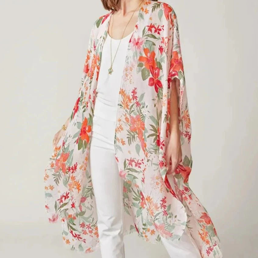 High Low Kimono - Alljoy Landing Sand