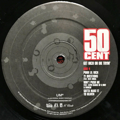 Get Rich Or Die Tryin' (2xVINYL) | Near Mint- (NM-) Near Mint (NM or M-)
