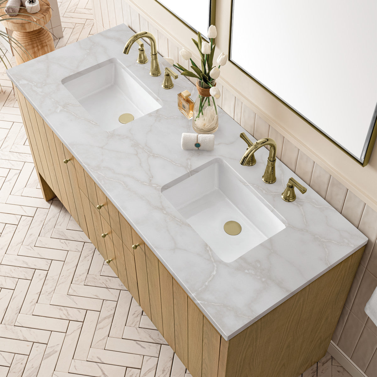 Hudson 60" Double Vanity Cabinet