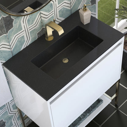 Mantova 31.5" Single Vanity Cabinet
