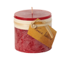Cranberry Timber Pillar Candle - 3 x 3.25