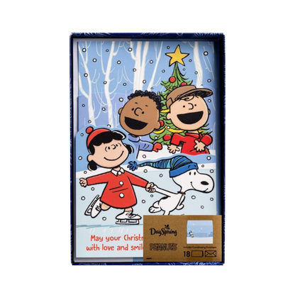 Peanuts - May Your Christmas Shine So Bright- 18 Christmas Boxed Cards