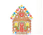 Gingerbread House Ornament Tag - Set of 4