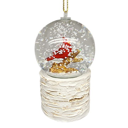 Snowglobe Cardinal Ornament