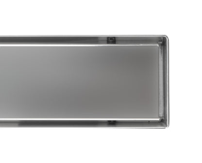 ALFI brand  ABLD32B-PSS 32" Modern Polished Stainless Steel Linear Shower Drain with Solid Cover